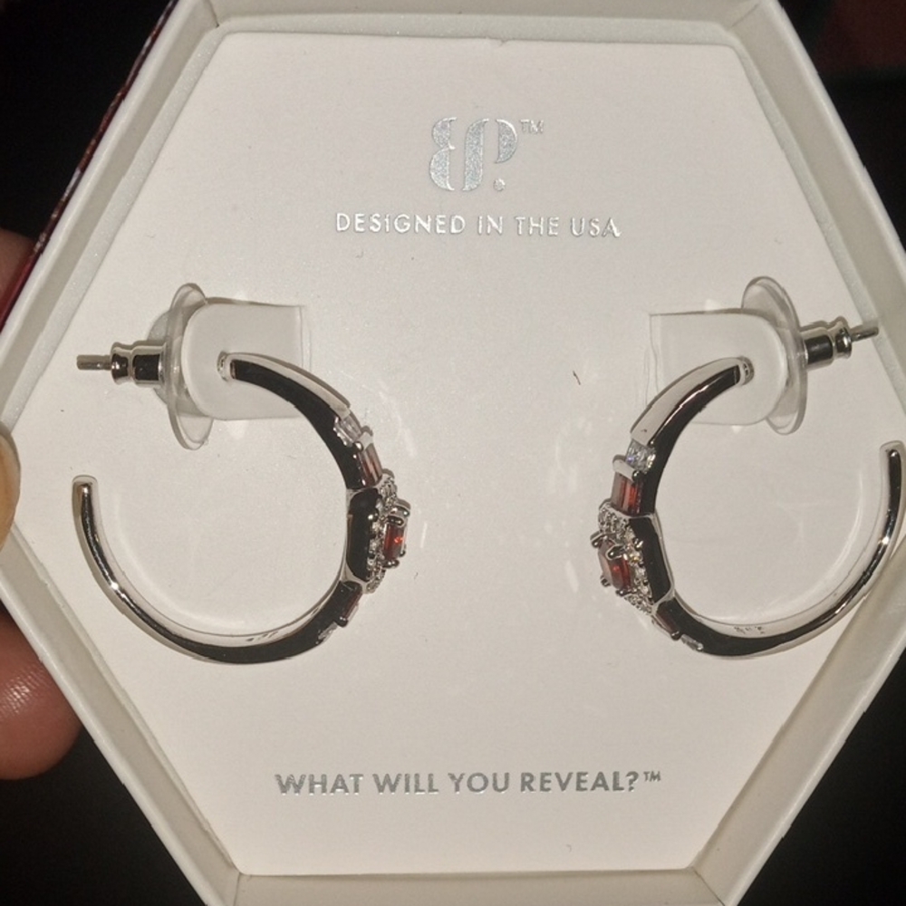Bomb Party January Hoop Earrings